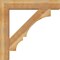 Ekena Millwork Balboa Block Rough Sawn Bracket w/ Offset Brace, Western Red Cedar, 8"W x 40"D x 40"H BKT0806X40X40BOA05RWR - alternate 3